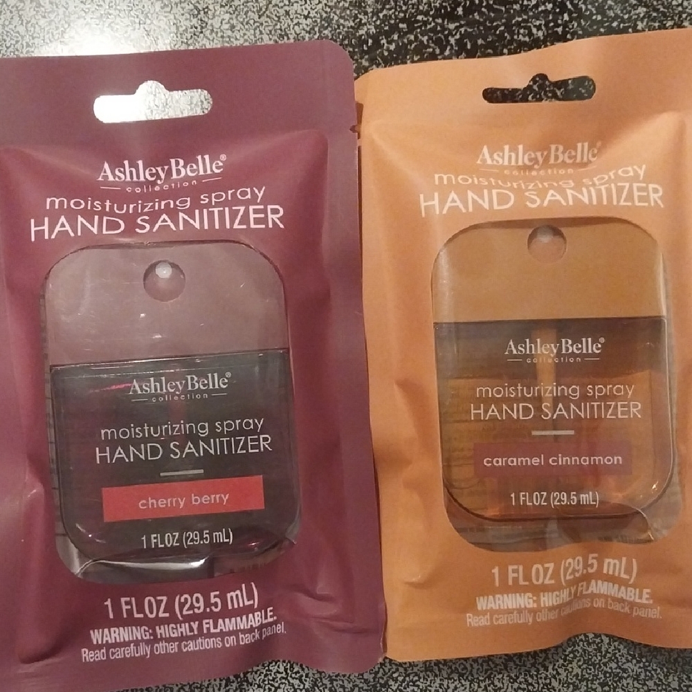 Hand Sanitizer Duo - Cherry Berry & Caramel Cinnamon